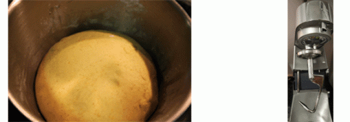 Gancho de amassar e massa copy