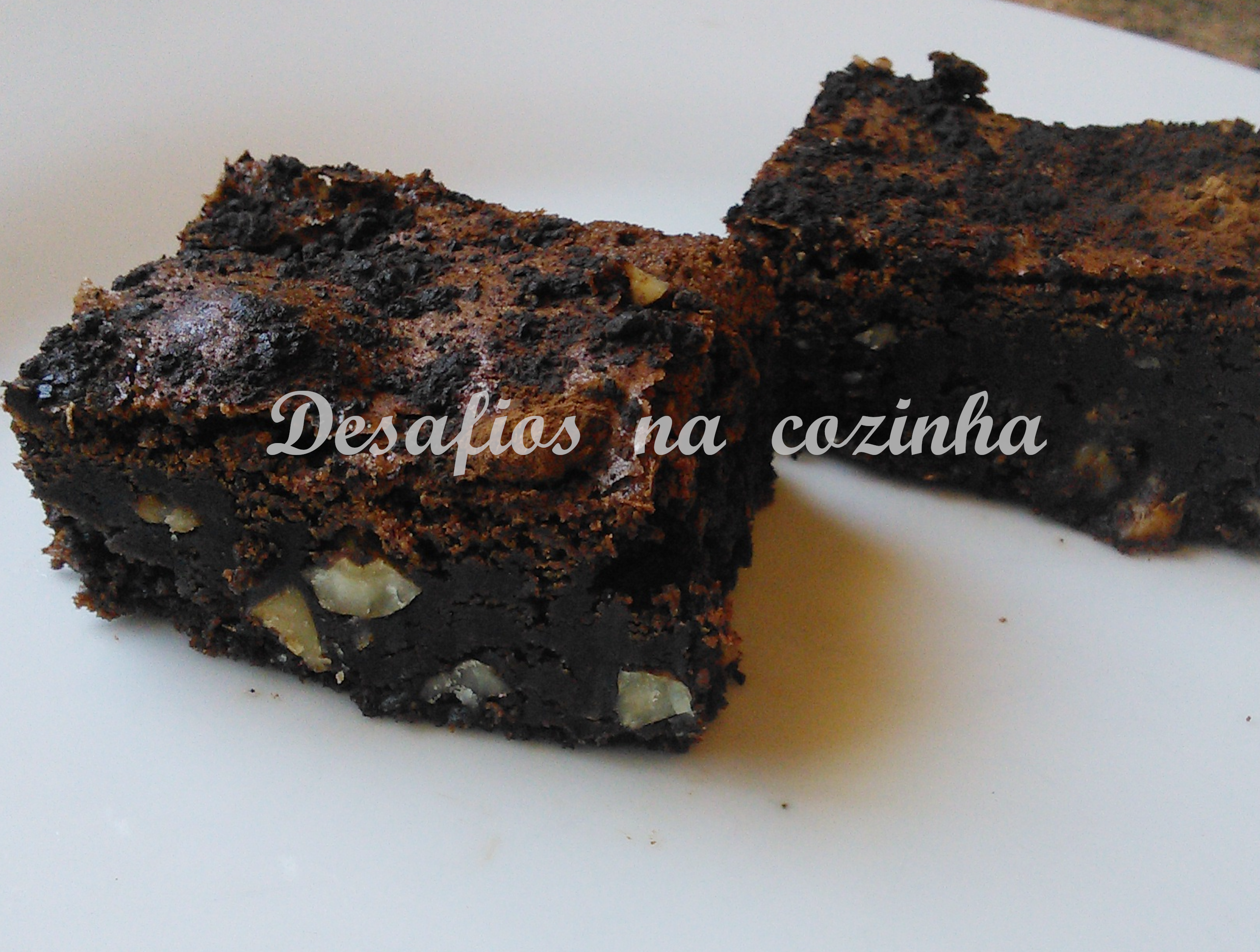 Quadrados brownies
