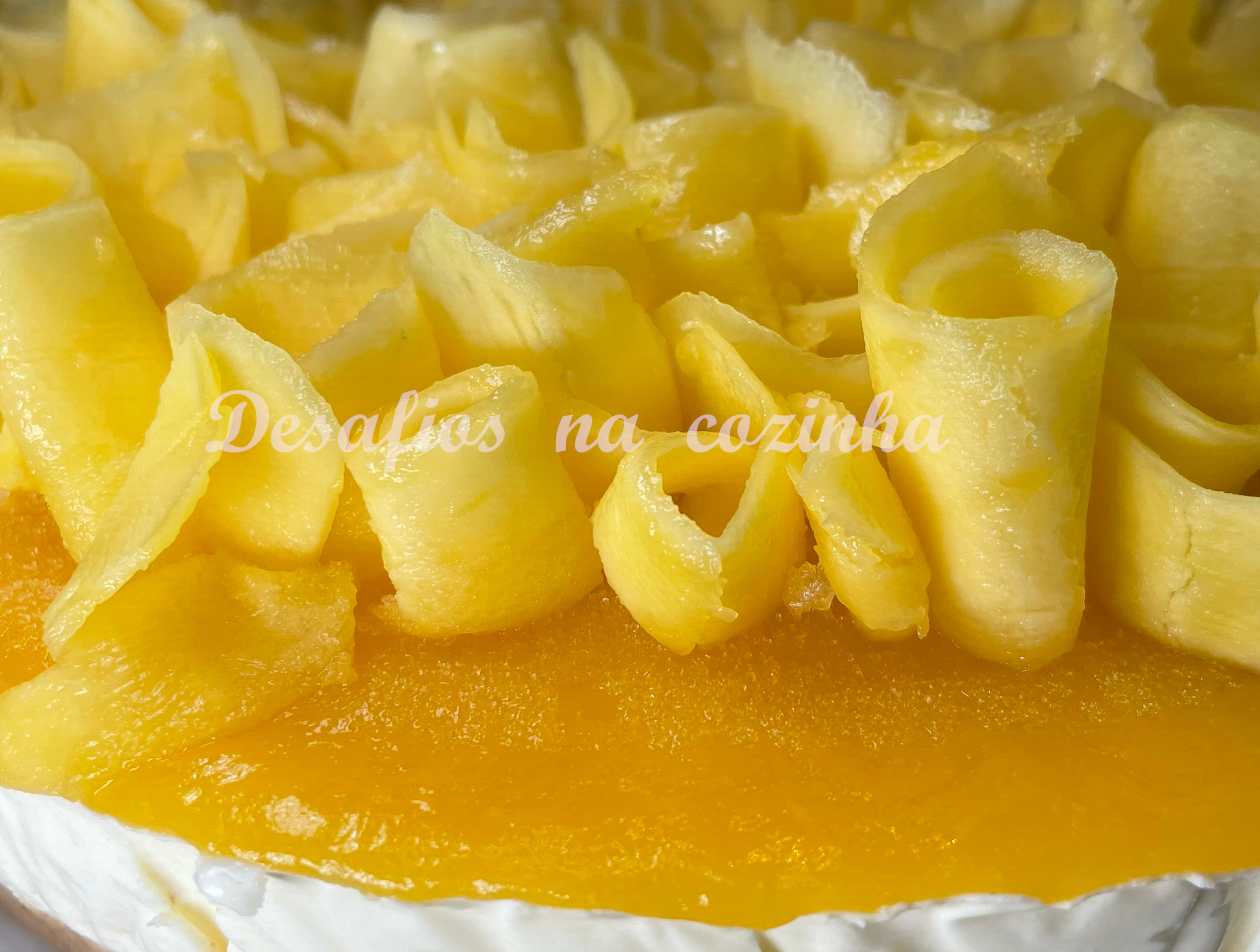 Cheesecake feito zoom