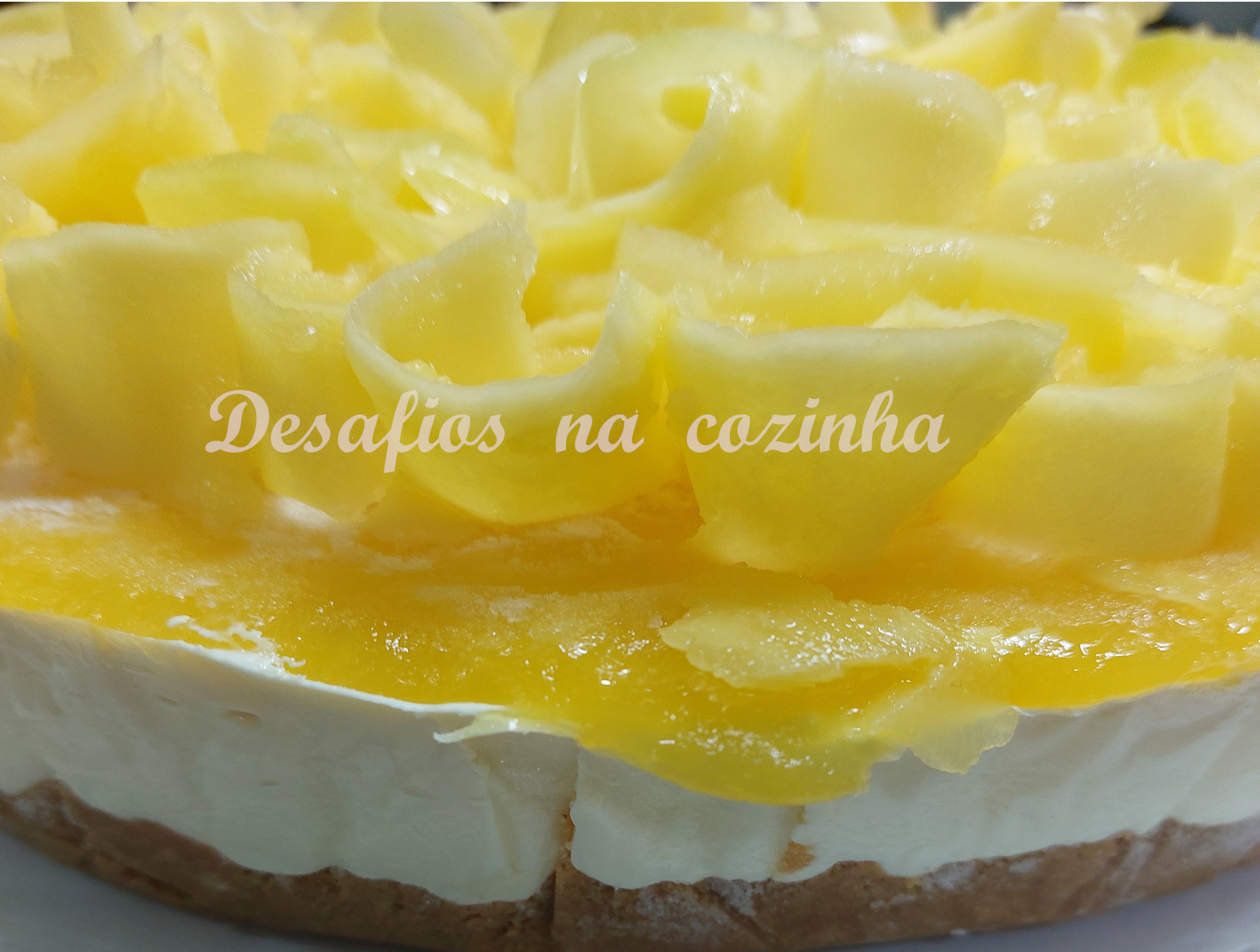 Cheesecake feito